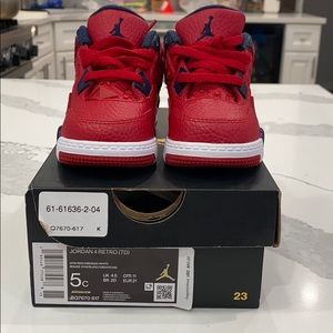Brand new Jordan 4s for baby/toddler